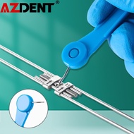 2Pcs AZDENT Dental Expansion Screw Orthodontic Palate Expander Frame Type Stainless Steel 8/9/11/13m