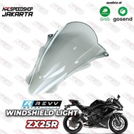 WONY Windshield REVV ZX25R ZX 25R Visor SMOKE - LIGHT SMOKE
