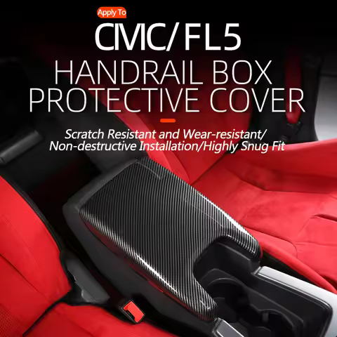 For Honda 2022-2025 CIVIC FL5 Type-r MT Central armrest box cover Protective cover accessories