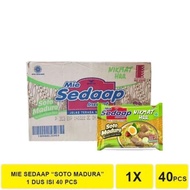 MIE SEDAP MI INSTAN SEDAP SOTO MADURA 1 DUS  ( ISI 40 PCS  )