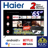 (Free Shipping) Haier 65" Android 4K UHD LED TV H65K66UG [Free Wireless Keyboard &amp; Mouse]