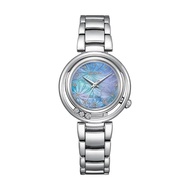 CITIZEN ECO-DRIVE SILVER STAINLESS STEEL STRAP WOMEN WATCH EM1110-81N