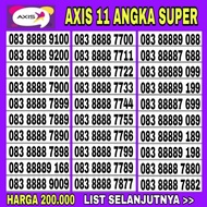 Jual nomor cantik AXIS SUPER 11 angka digit Berkualitas