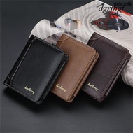 Men Short Wallet Bifold Card Holder Portable Wallet Cash Clutch Bag