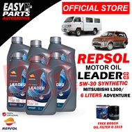 Repsol Leader C2C3 5W-30 Bundle Mitsubishi L300 Adventure 6L with Free Bosch Oil Filter