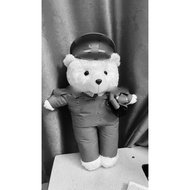 45 and 55cm teddy bears in many colors of clothes to choose from