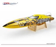 【飛鷹模型】TFL 追擊手1106 電動遙控模型船玻璃纖維船殼一體軸老鼠尾防翻
