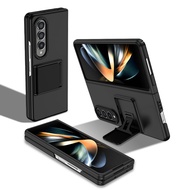 Samsung Z Fold 4 Case for Samsung Z Fold4/5 phone case foldable screen Fold3 gear shift bracket ZFlip4/5 anti drop protective case