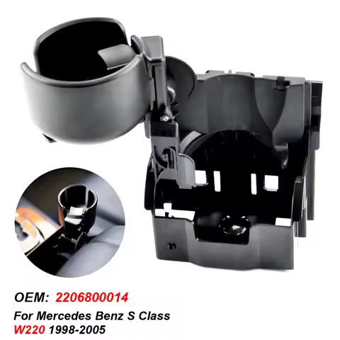 For Mercedes W220 Car Center Console Water Cup Holder Drink Stand Beverage Holder For Benz S Class S