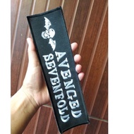 Avenged Sevenfold A7X Long Size Embroidery Patch Emblem Size 24x7