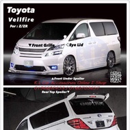 Toyota vellfire anh20 2008 2009 2010 2011 tommy Kaira kiara bodykit body kit front side rear skirt l