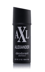 AXL Alexander Deodorant Spray 150ml Black / Parfum Tubuh Body Badan Pria / Wanita 30
