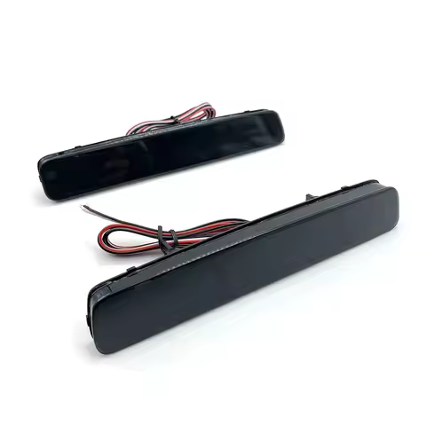 RED Smoke lens LED Rear bumper reflector light tail lamp stop light brake light for Toyota Spade Esq