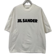 Jil Sander JSMP707020 2020 White Logo Print T-Shirt M