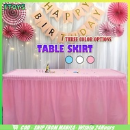 Shipped In 24 Cm.disposable Table Cover 420*70CM Waterproof Cloth For Birthday Party Decoration Vari