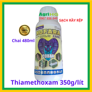 Nofara 350SC Chai 480ml thành phần thiamethoxam 350g/l đặc trừ hiệu quả cao bọ trĩ rầy cám rệp sáp r