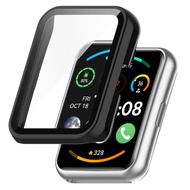 Huawei Watch Fit 2 เคสกันรอย แบบPC+GLASS เคสฟิล์มกระจก สําหรับ Huawei Watch Fit 2 ป้องกันหน้าจอ case huawei watch fit 2