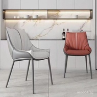 Dining Chair Hotel Home Italian Style Backrest Chair Light Luxury Nordic Designer Backrest Chair Mod
