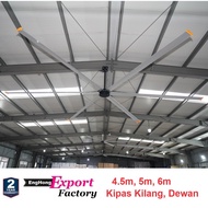 (Pre-order) HVLS FAN, Factory Ceiling Fan, Industrial Ceiling Fan, Industry Ceiling Fan, Hall Fan
