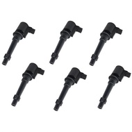 6ピース イグニッション コイル コイル 適用: フォード/FORD BA BF ファルコン 6 CYL INC XR6＆ターボ ブラック AL-JJ-6032 AL