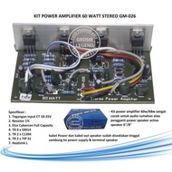 Termurah Kit power amplifier jaguar 60 watt stereo GM 026