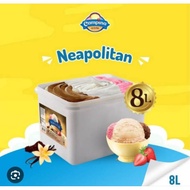 Box Es Krim Campina 8 liter 10pcs bekas es krim