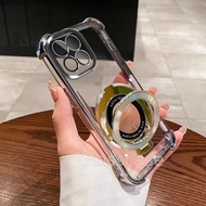 Honor X6C 2025 Casing For Honor X6C X6B X6A HonorX6C X6 C HonorX6B Clear Four Corner Anti Fall With 