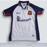 Westham Away 99 Retro Jersey