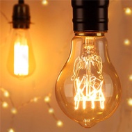 Dimmable 60W Retro 40W E27 A60 Warm White Color A19 Incandescent Vintage Edison Light Bulb filament
