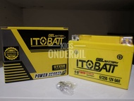 Aki kering ITOBATT aki original GTZ-5S 5amper TERBESAR aki motor vixion byson fino beat fi scoopy