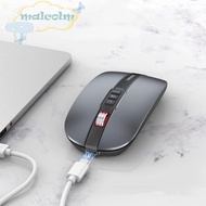 MALCOLM M113 Dual Mode Silent Mice, Wireless Silent Bluetooth 2.4GHz Wireless Mouse, Type-C Charging ABS with USB Receiver M113 2.4GHz Optical Mice Pad Computer PC Laptop