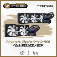 Phanteks Glacier One D-RGB AIO Liquid CPU Cooler - 240mm | 280mm | 360mm