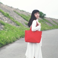 帆布大容量手工托特包