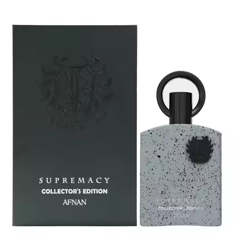 Afnan Supremacy Collector's Edition Men's Eau de Parfum - Unique Speckled Bottle with Ring Cap, Offe