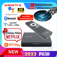 FPT Play Box 2023 mã P650 – box Android Tốt Nhất VN - Miễn Phí Xem Truyền Hình - ROM Android TV -  H