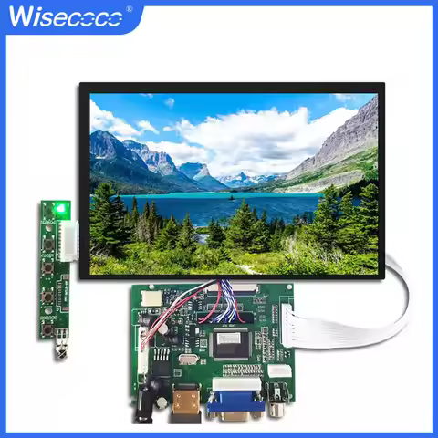 7 Inch IPS LCD Screen 1280x800 For Raspberry Pi 4b N070ICG-LD1 VGA AV TTL Controller Board For Pcdui