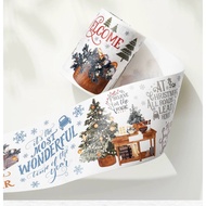 WT~Miracle Christmas Eve~Christmas Theme Holiday Atmosphere Handbook Washi Special Oil Washi Tape Pa
