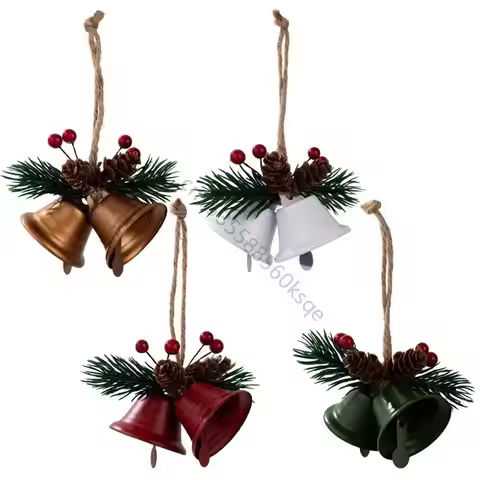 4 Pcs Christmas Tree Bells Christmas Tree Decorations Christmas Bells Ornament For Home Party And Ho