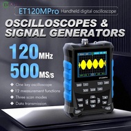 ET120MPro 500MS/s Oscilloscope 3MHz Signal Source 2-in-1 Automotive Oscilloscope
