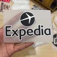 Patch Badge Expedia Black and White Print Hk