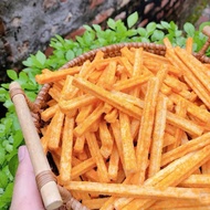 500G Lotus Root Cheese Snack Sticks, Delicious Cheese Shake Lotus Root Potato Chips, Snacks