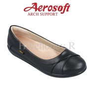 ☁️NW9191☁️ รองเท้าพยาบาล รองเท้าคัชชู เพื่อสุขภาพ aerosoft arch support(แอโร่ซอฟ)