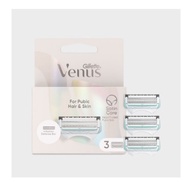 Gillette Venus Blade for Pubic Hair and Skin, Women's Razor Blades, 3Refills