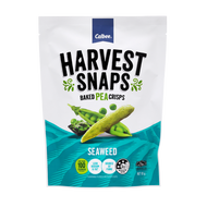Calbee Harvest Snaps Baked Pea Crisps, Seaweed (93g)