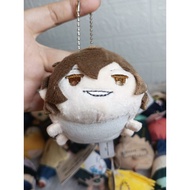 Dazai Osamu Mochi Mascot Plush Doll Keychain Anime Bungou Stray Dogs BSD