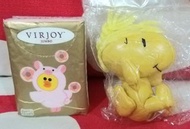 史路比 Snoopy 史諾比 全新正版 Peanuts Woodstock 仿皮公仔 7cm高 吊飾