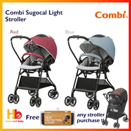 (NEW LAUNCHES ) Combi Sugocal Light Stroller - Free Heat Protector Cover worth $79(One Year Warranty)