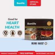 【Bonlife】Max Q10 Coffee Mix With Lingzhi Low GI Acid Cholesterol Blood Pressure Glucose Heart Health