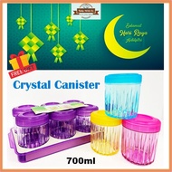 【NEW DESIGN !】Bekas Kuih Raya Set - 700ML / Premium Cookies Container Set / Canister Set / Balang Kuih Raya