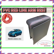 Perodua Bezza 2016 PVC Red Line Arm Rest